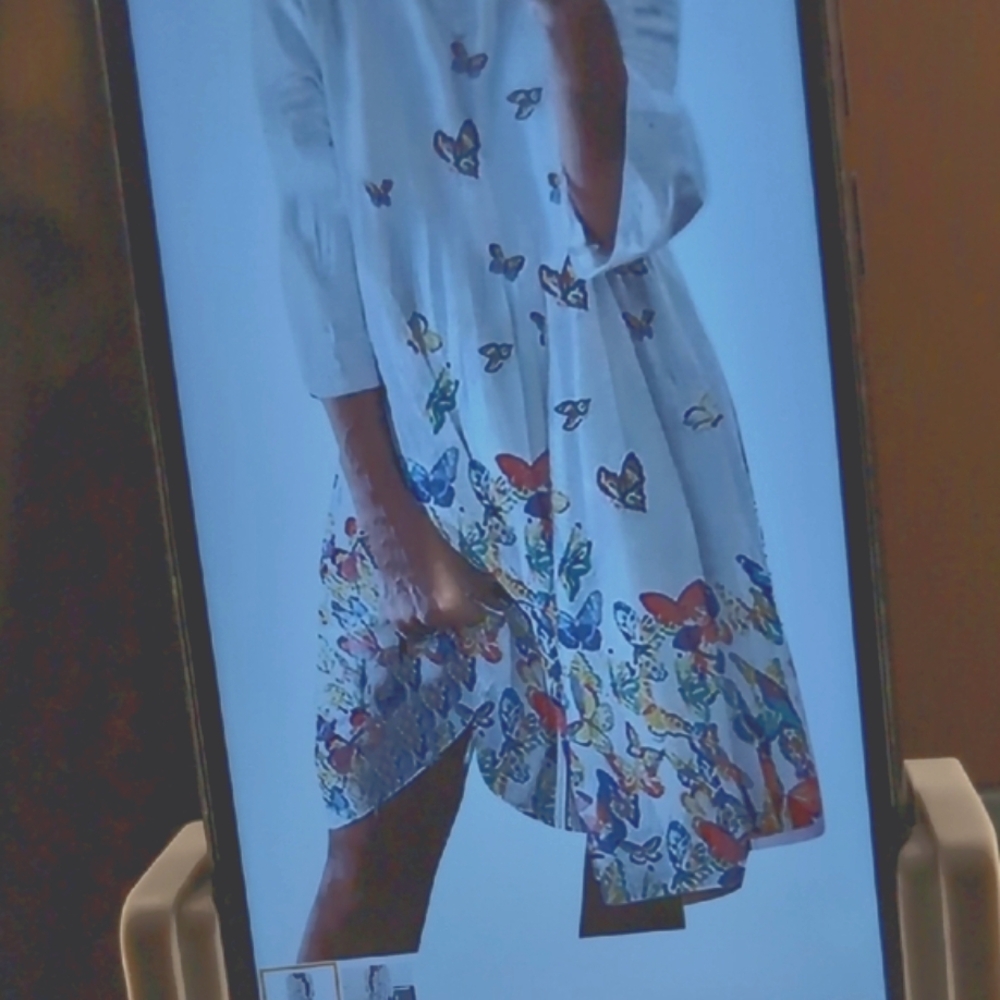 Butterfly Print Dress